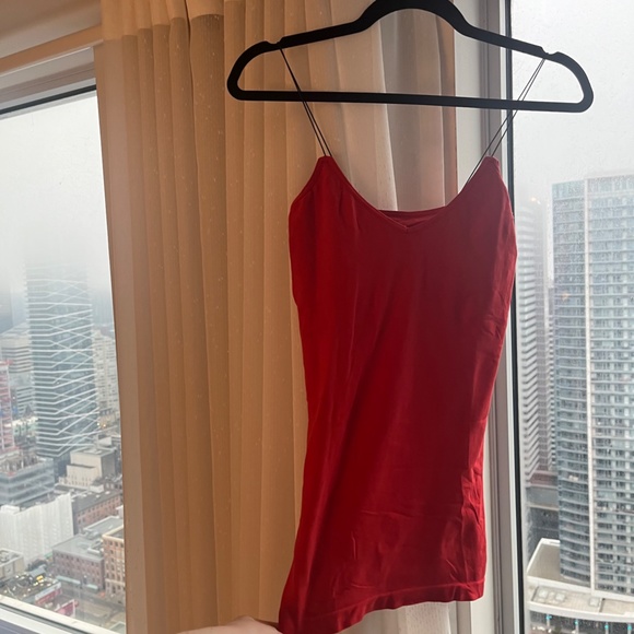 Free People Intimately 2 in 1 Seamless Cami tank top red size XS / S New - Picture 6 of 7